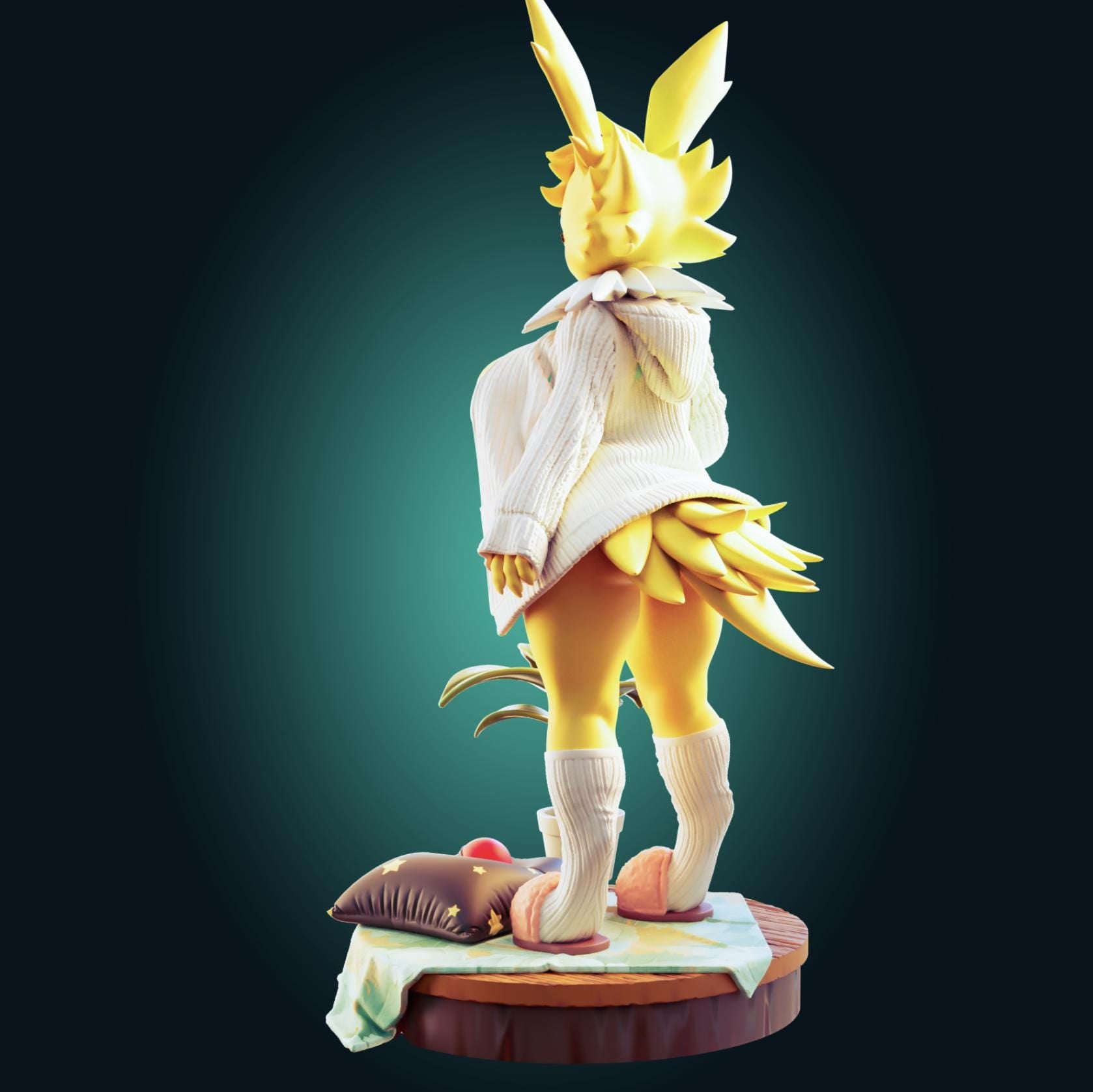 Fox Girl Waifu Resin Model Kit - Designed by Officer Rhu