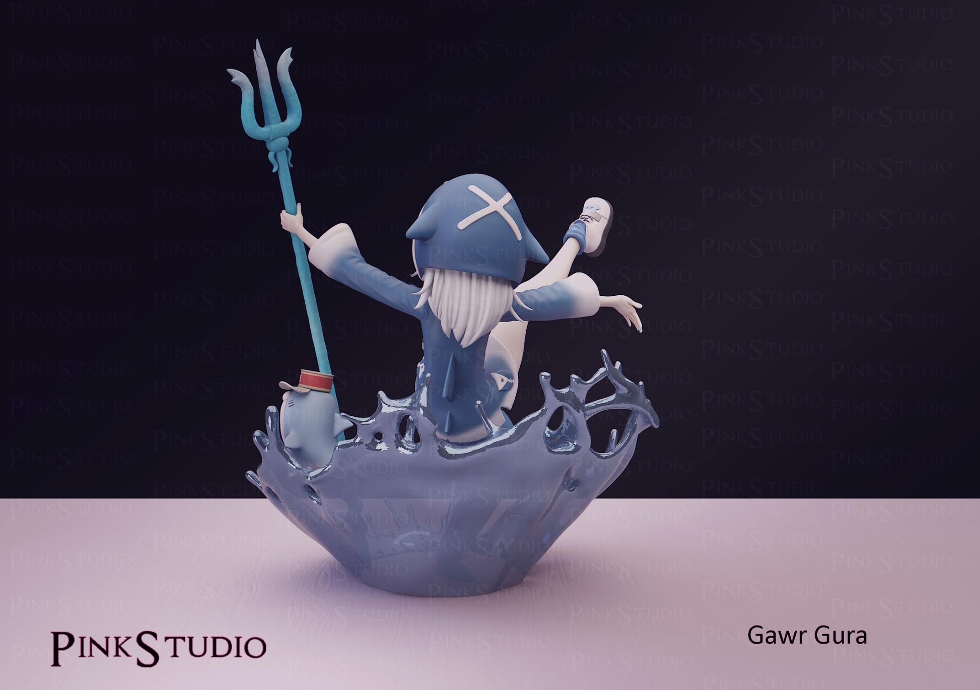 Gawr Gura Inspired Model Kit | 3D Resin Print Figurine