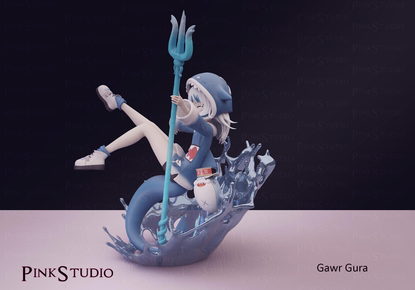 Gawr Gura Inspired Model Kit | 3D Resin Print Figurine