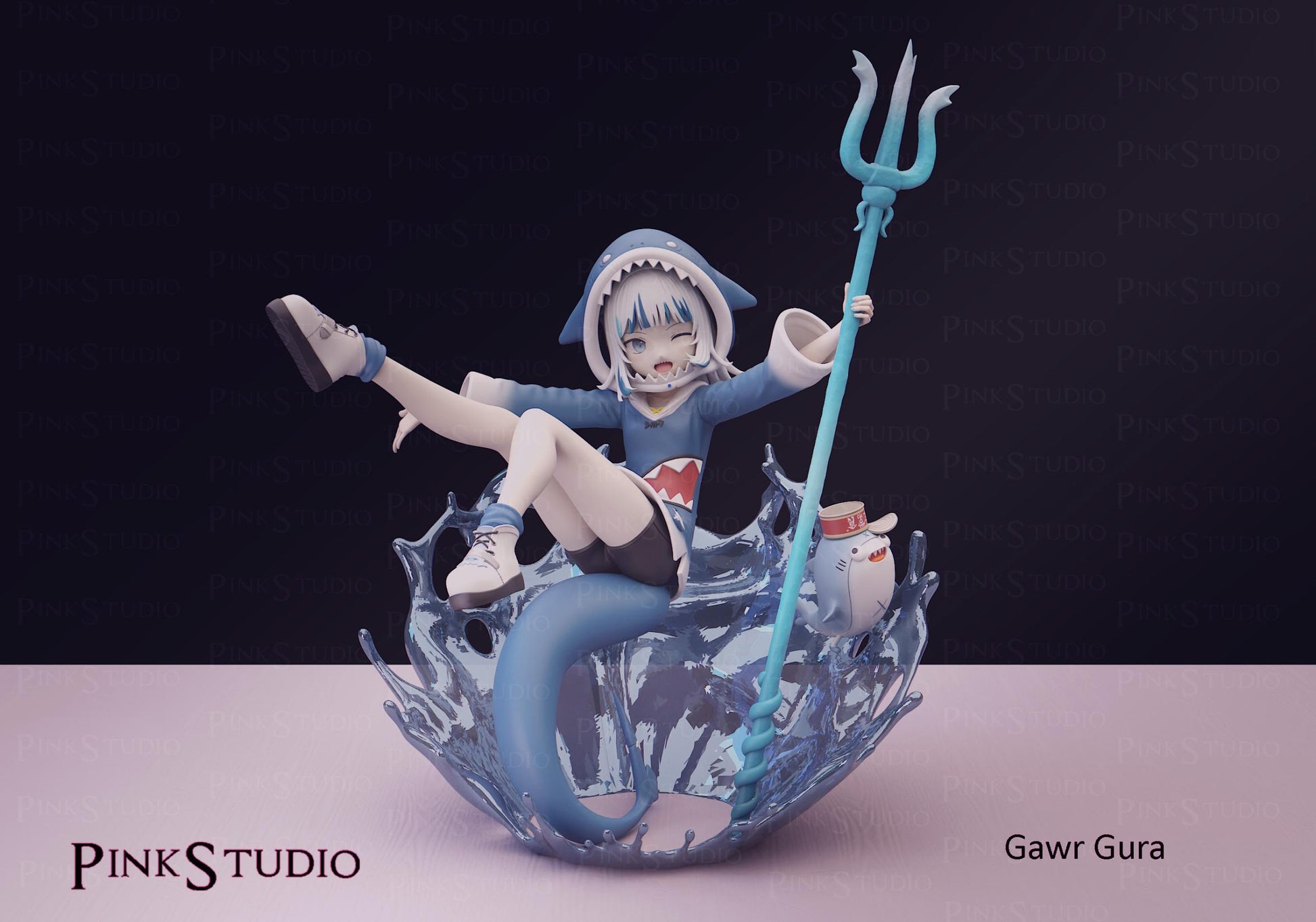 Gawr Gura Inspired Model Kit | 3D Resin Print Figurine