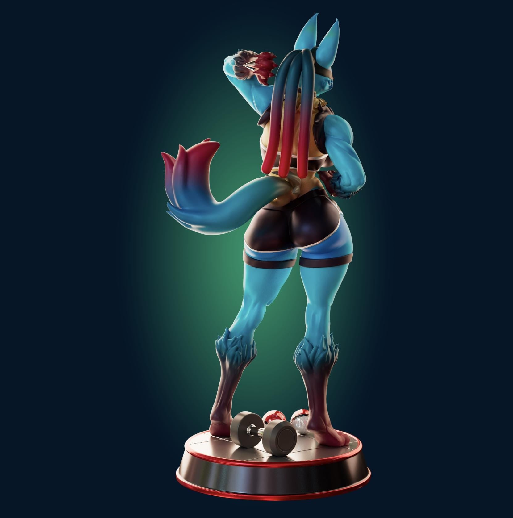 Wolf Girl Resin Model Kit - Designed by Officer Rhu