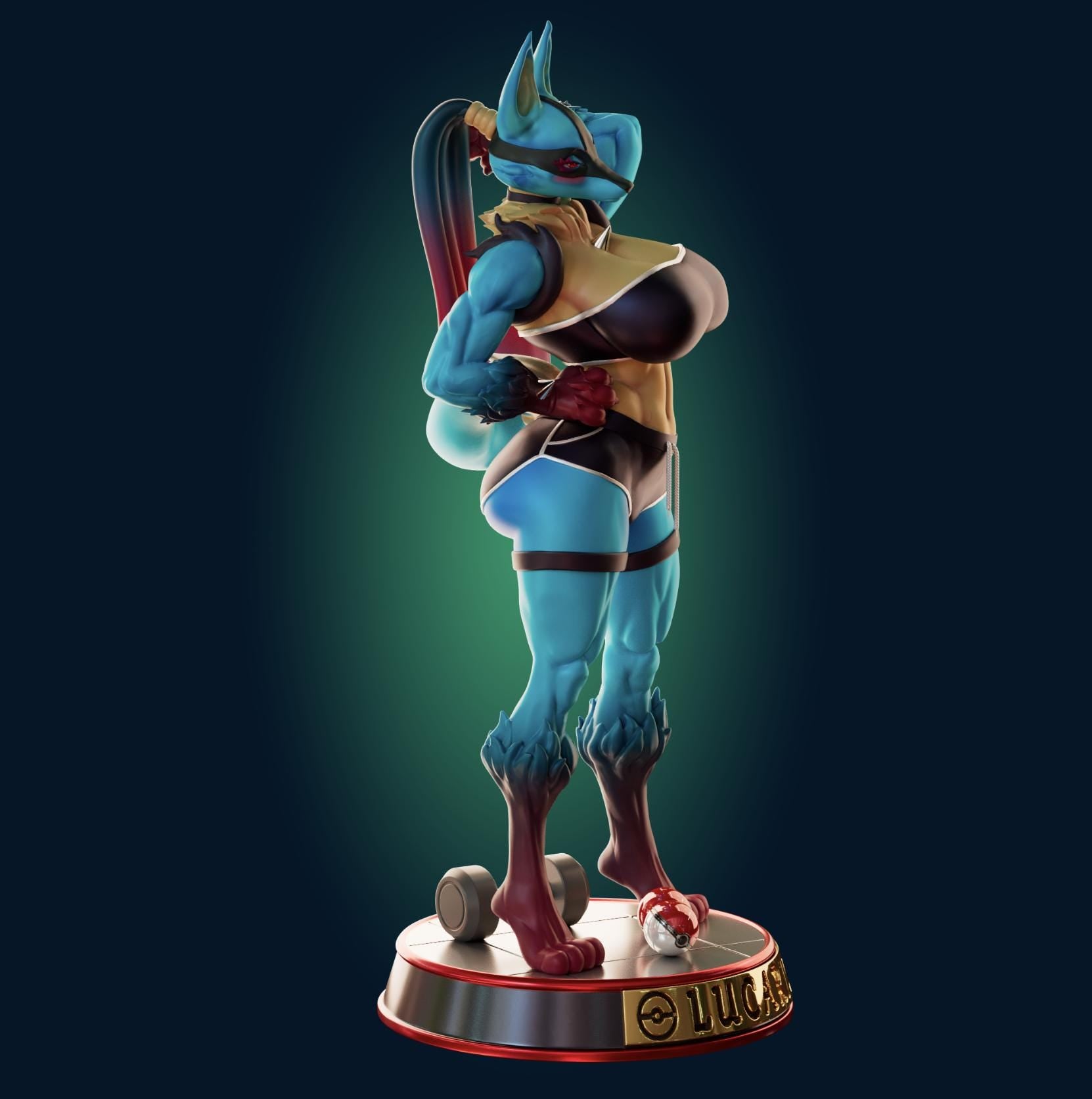 Wolf Girl Resin Model Kit - Designed by Officer Rhu