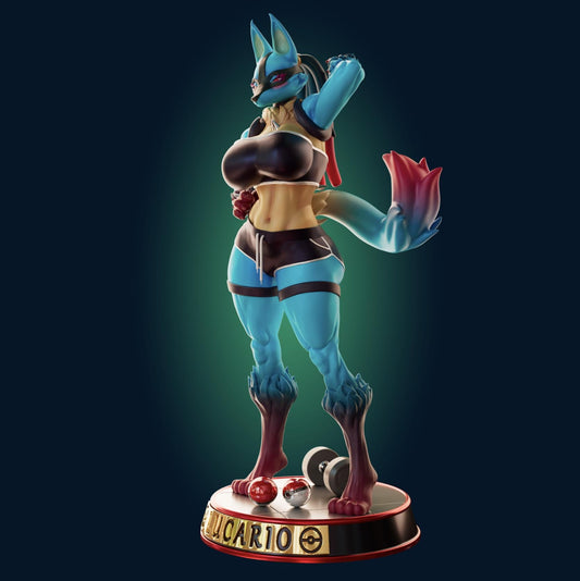 Wolf Girl Resin Model Kit - Designed by Officer Rhu