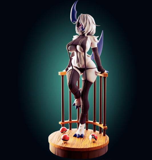 Monster Girl Model Kit | 3D Resin Print Figurine | Officer Rhu