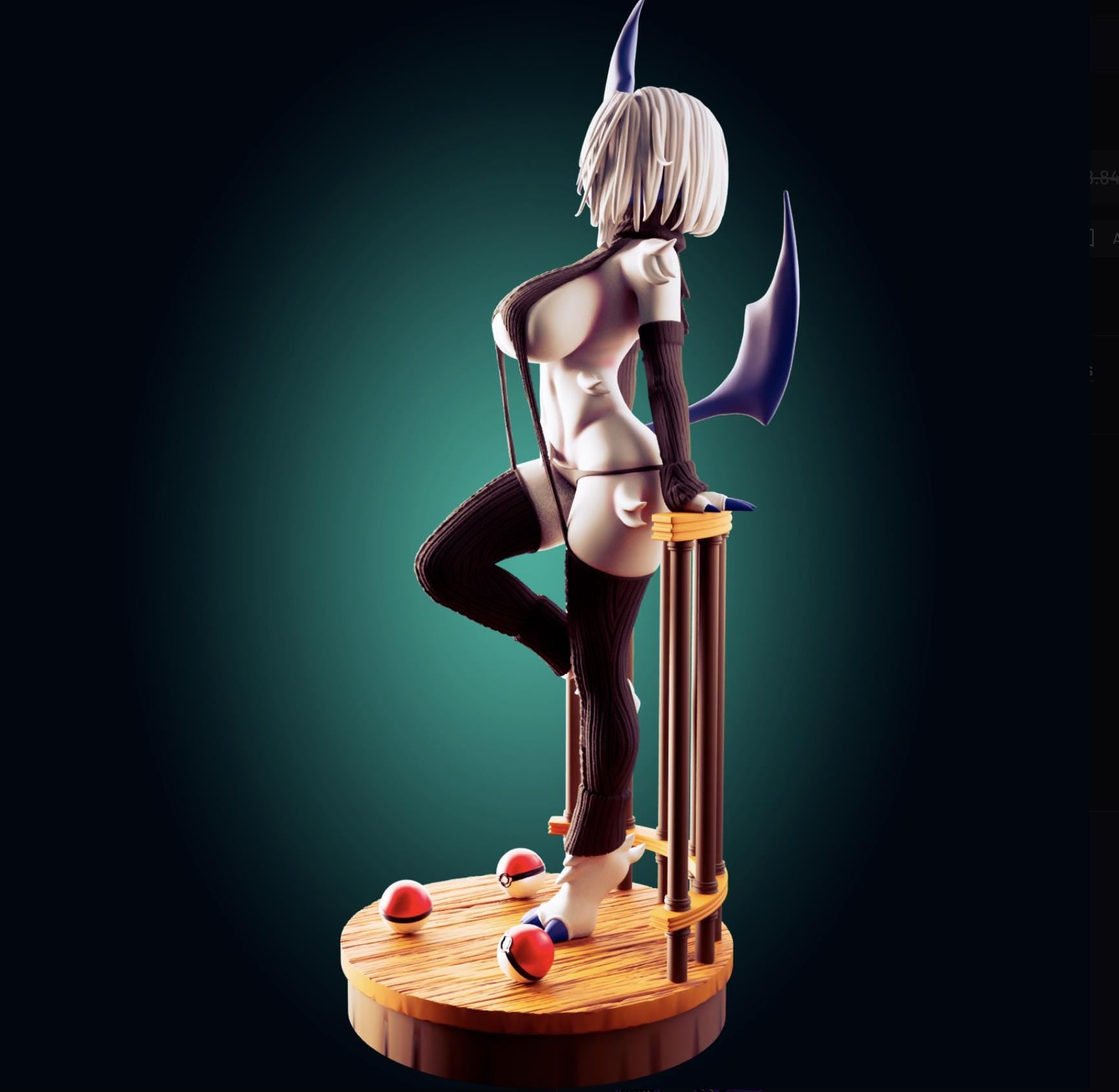 Monster Girl Resin Model Kit - Designed by Officer Rhu