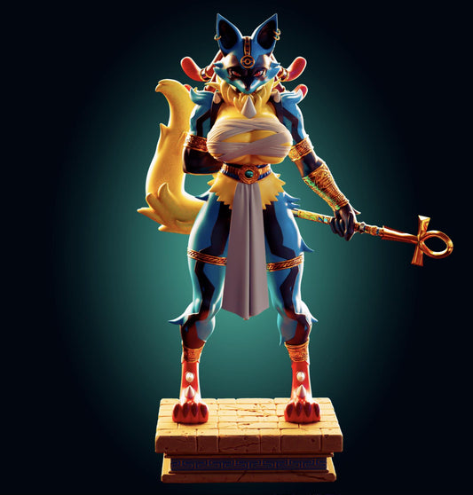 Wolf Girl Resin Model Kit - Designed by Officer Rhu