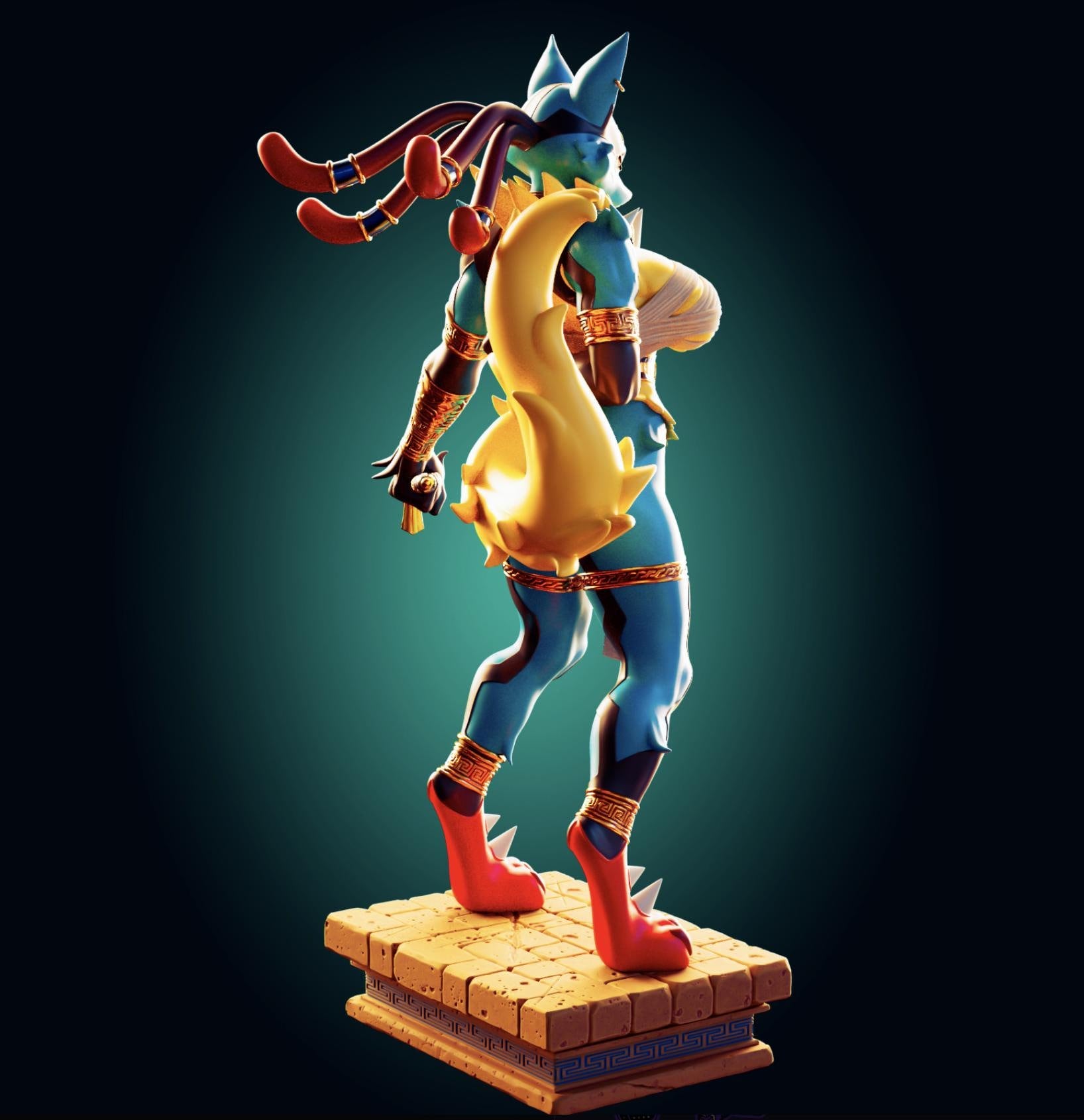 Wolf Girl Resin Model Kit - Designed by Officer Rhu