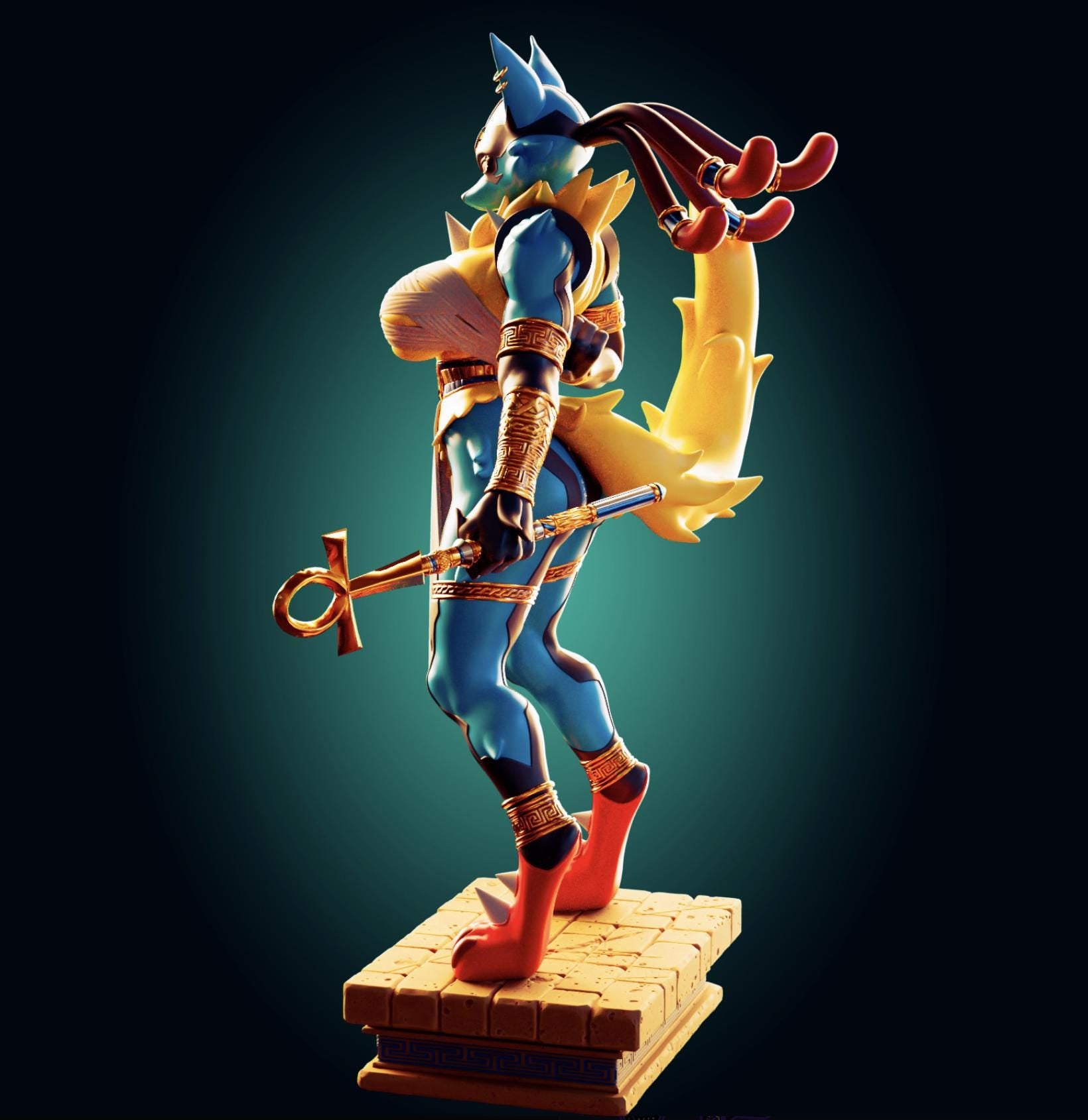 Wolf Girl Model Kit | 3D Resin Print Figurine | Officer Rhu