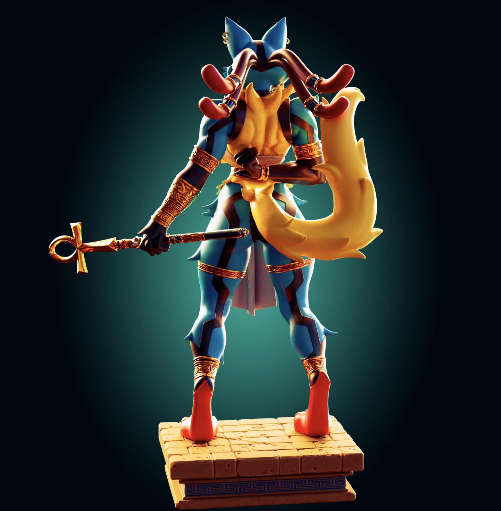Wolf Girl Resin Model Kit - Designed by Officer Rhu