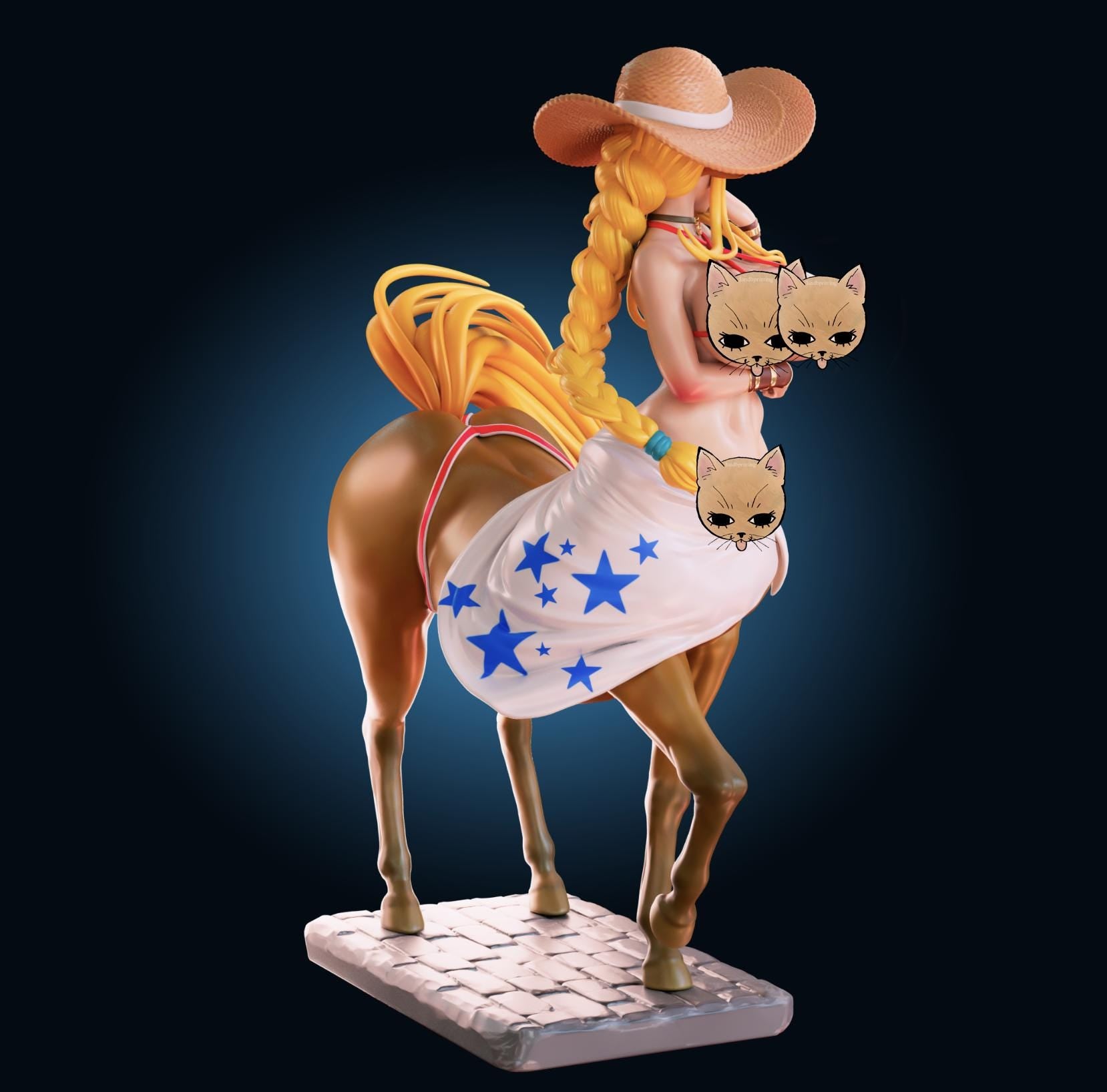 Centaur Girl Resin Model Kit - Designed by Officer Rhu
