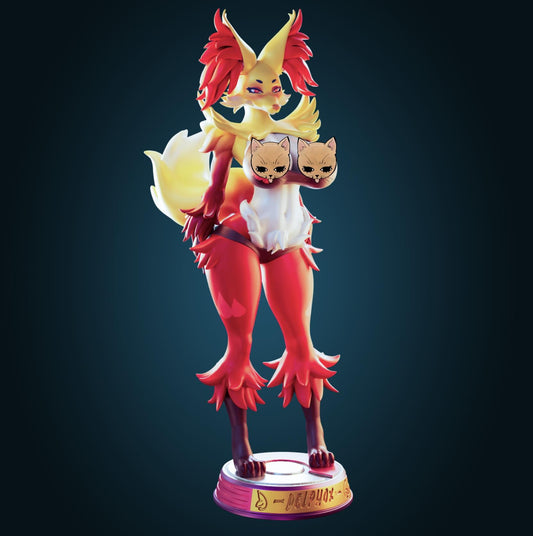 Fox Girl Resin Model Kit - Designed by Officer Rhu