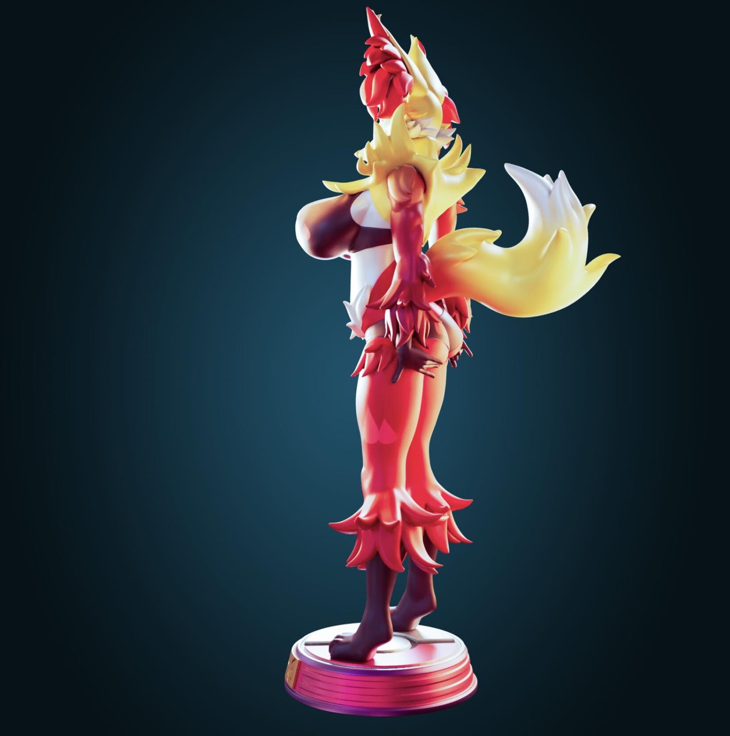Fox Girl Resin Model Kit - Designed by Officer Rhu