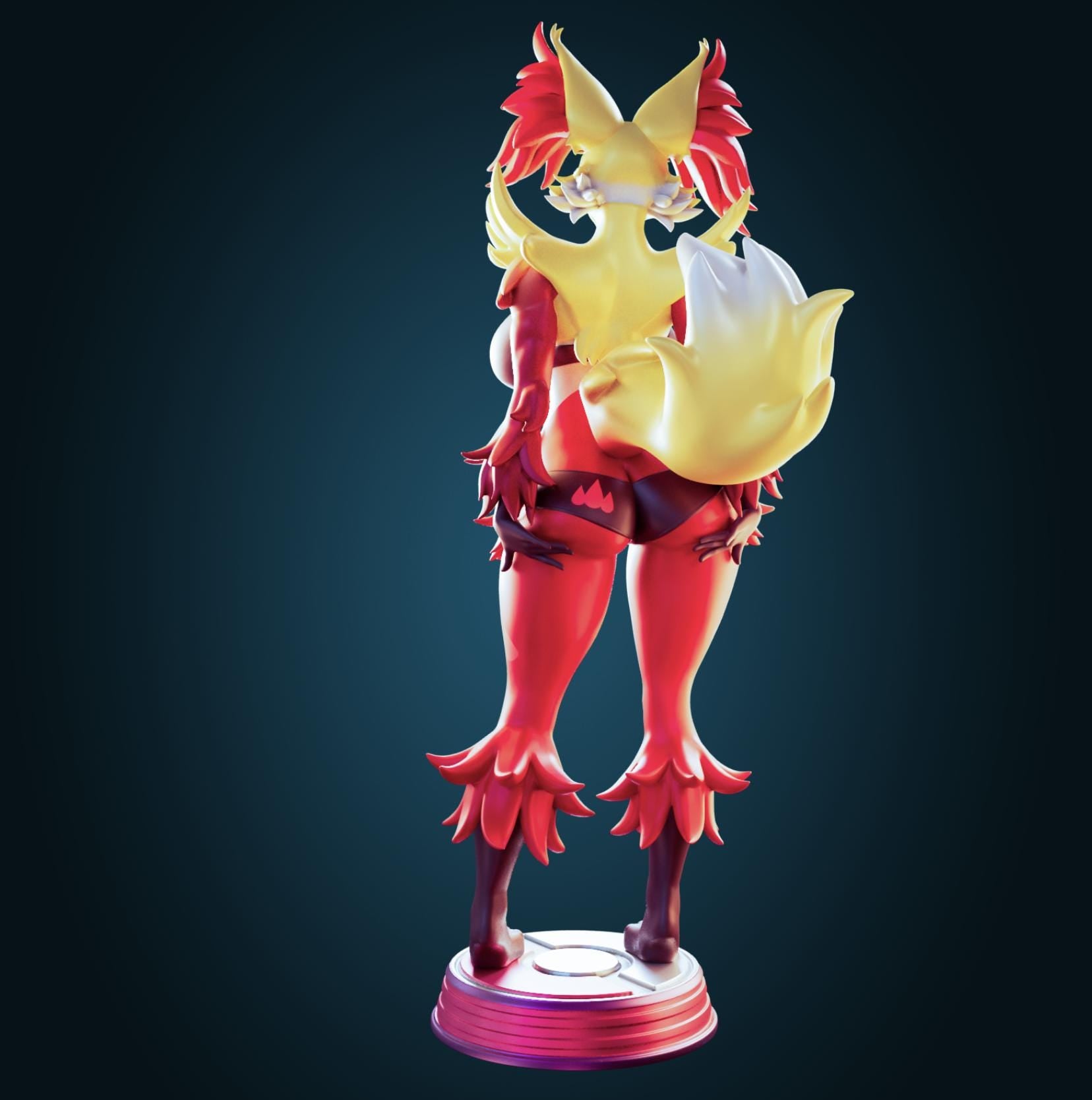Fox Girl Resin Model Kit - Designed by Officer Rhu