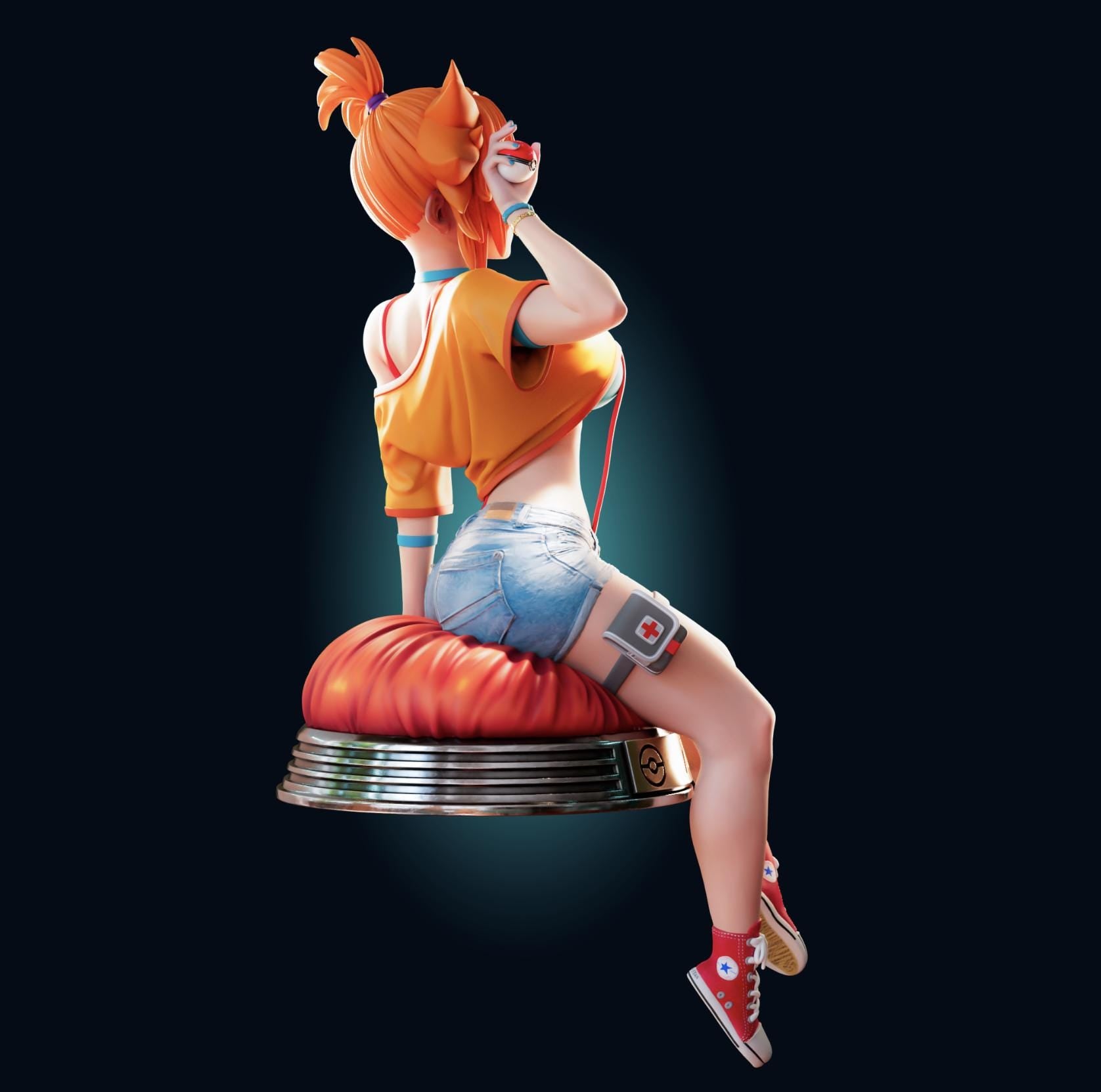 Gym Girl Resin Model Kit - Designed by Officer Rhu