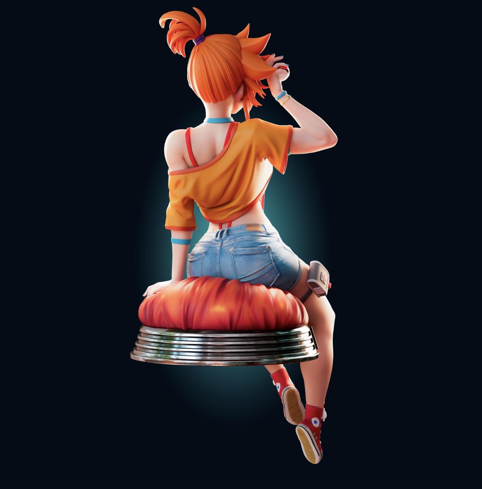 Gym Girl Resin Model Kit - Designed by Officer Rhu