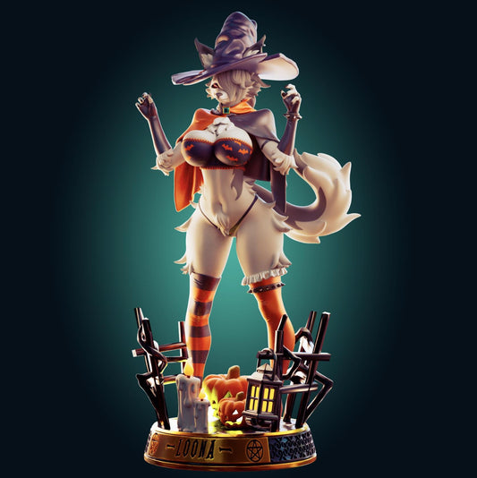 Wolf Girl Resin Model Kit - Designed by Officer Rhu