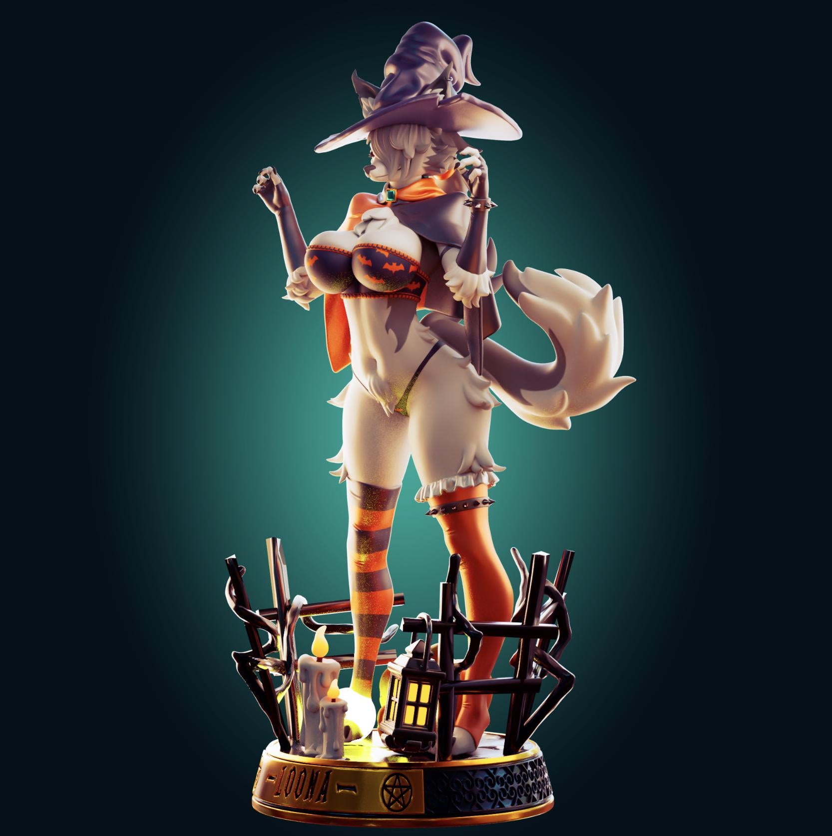 Wolf Girl Resin Model Kit - Designed by Officer Rhu