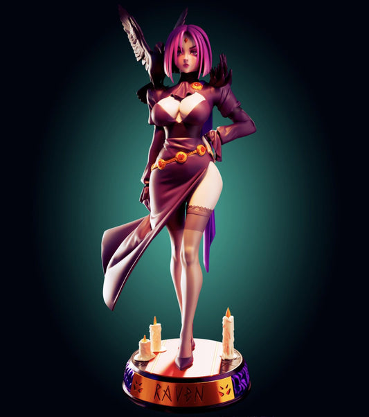Goth Girl Resin Model Kit - Designed by Officer Rhu