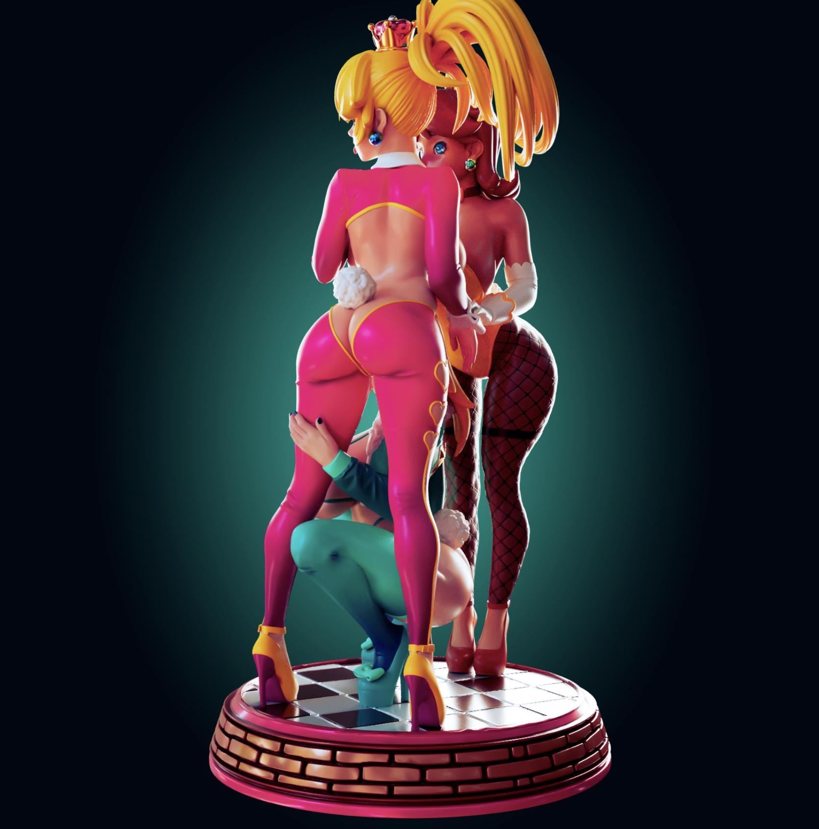 Princess Trio Model Kit | 3D Resin Print Figurine | Designed by Officer Rhu