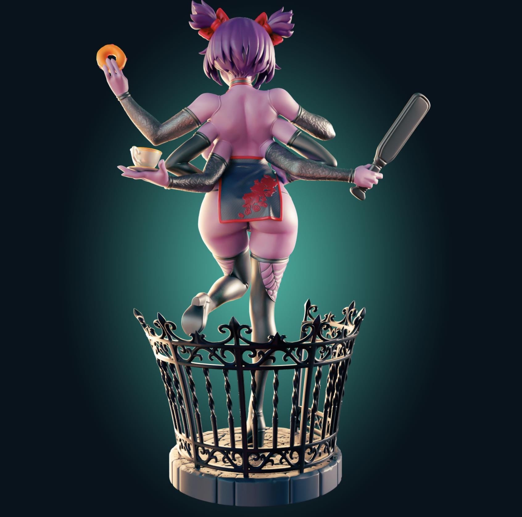 Spider Girl Model Kit | 3D Resin Print Figurine | Designed by Officer Rhu