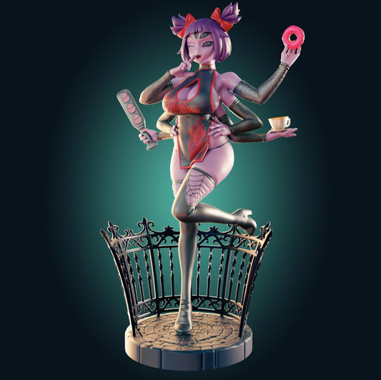 Spider Girl Model Kit | 3D Resin Print Figurine | Designed by Officer Rhu