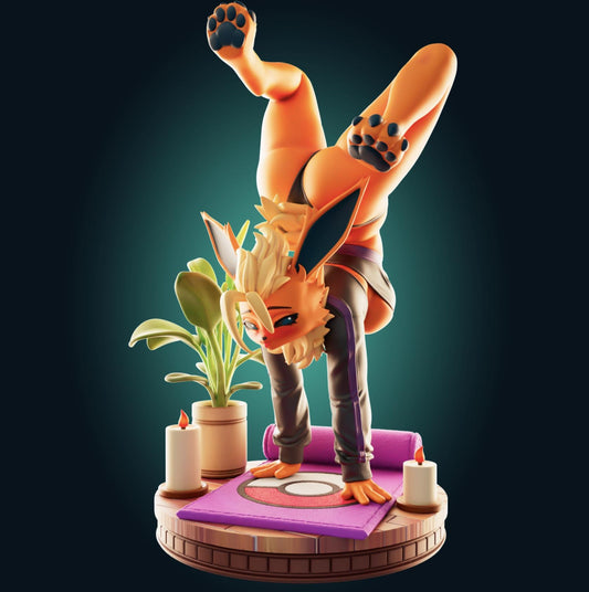 Fire Fox Model Kit | 3D Resin Print Figurine | Designed by Officer Rhu