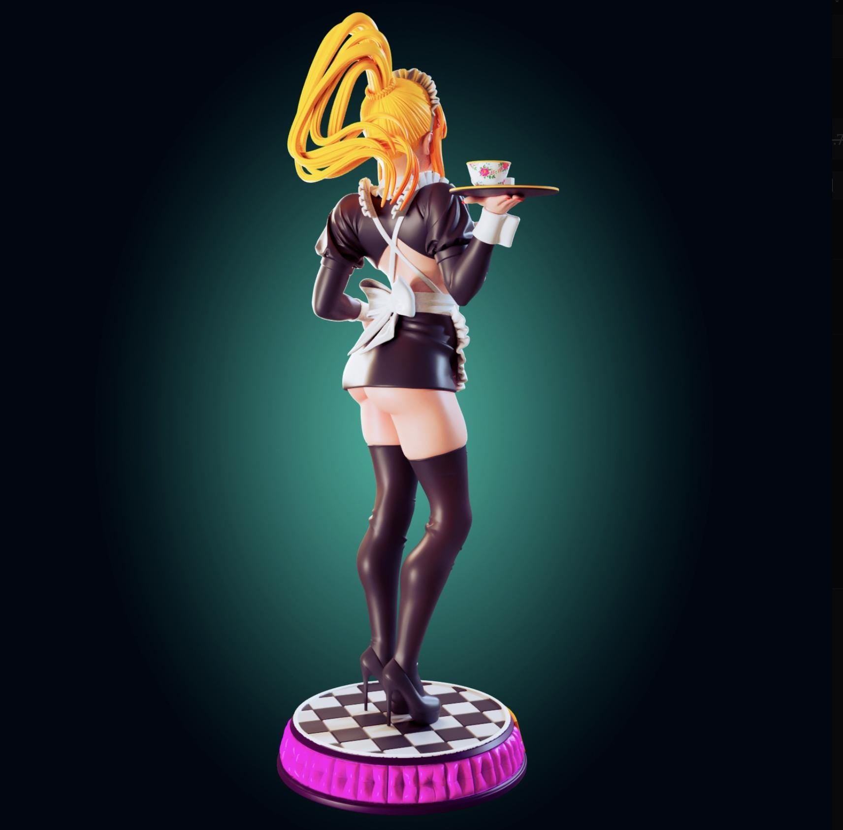 Konosuba Inspired Darkness Model Kit | 3D Resin Print Figurine | Designed by Officer Rhu