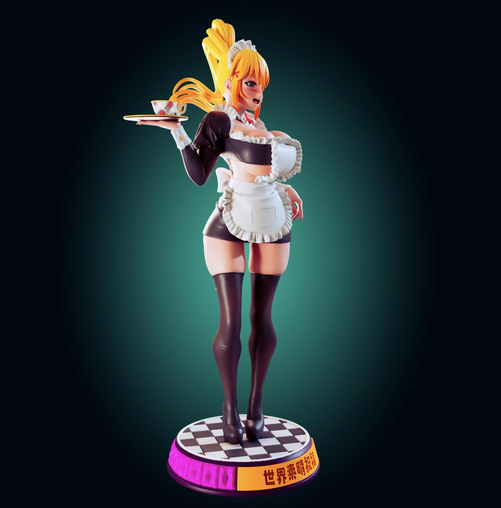 Konosuba Inspired Darkness Model Kit | 3D Resin Print Figurine | Designed by Officer Rhu