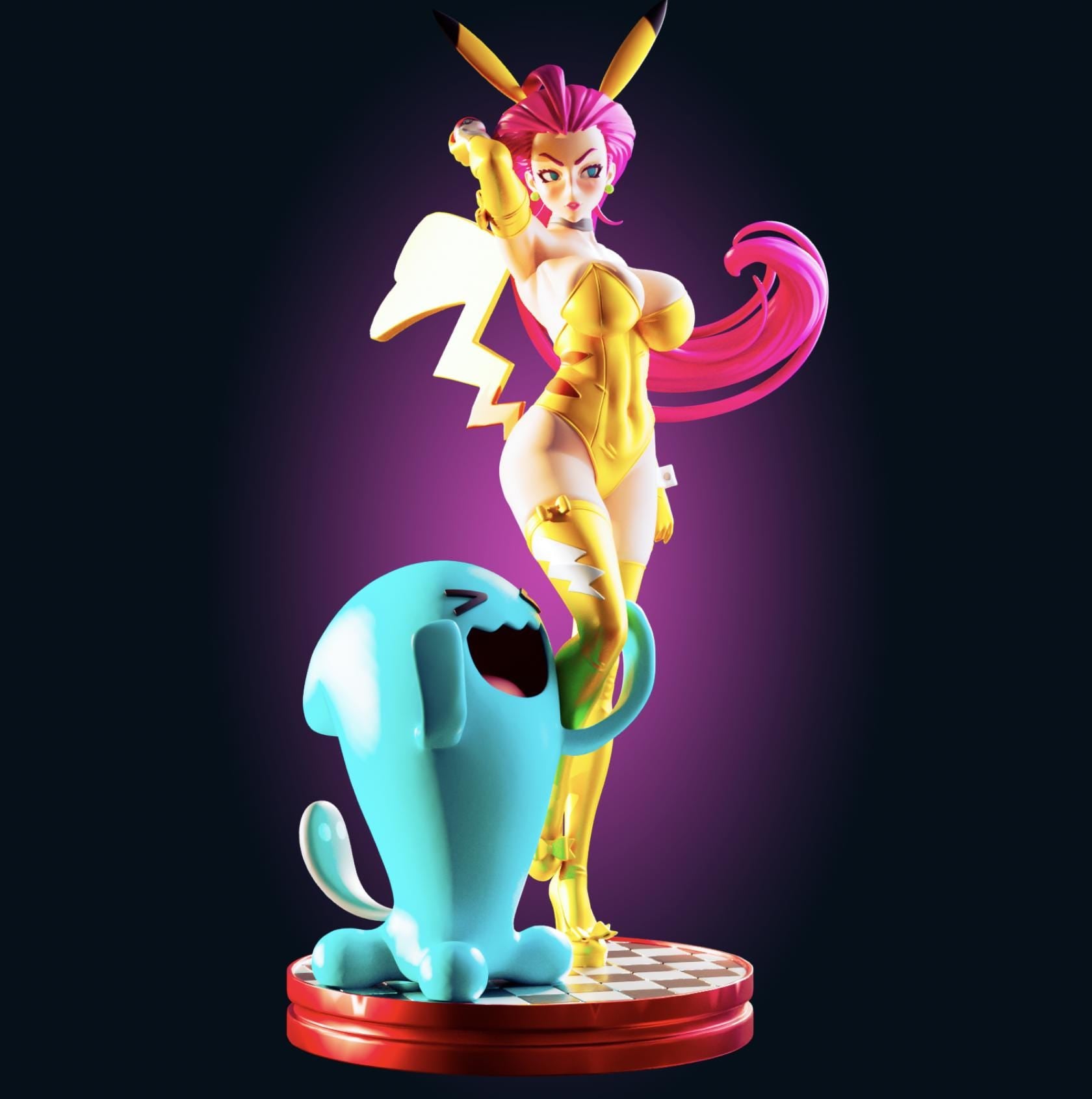 Monster Trainer Model Kit | 3D Resin Print Figurine | Designed by Officer Rhu