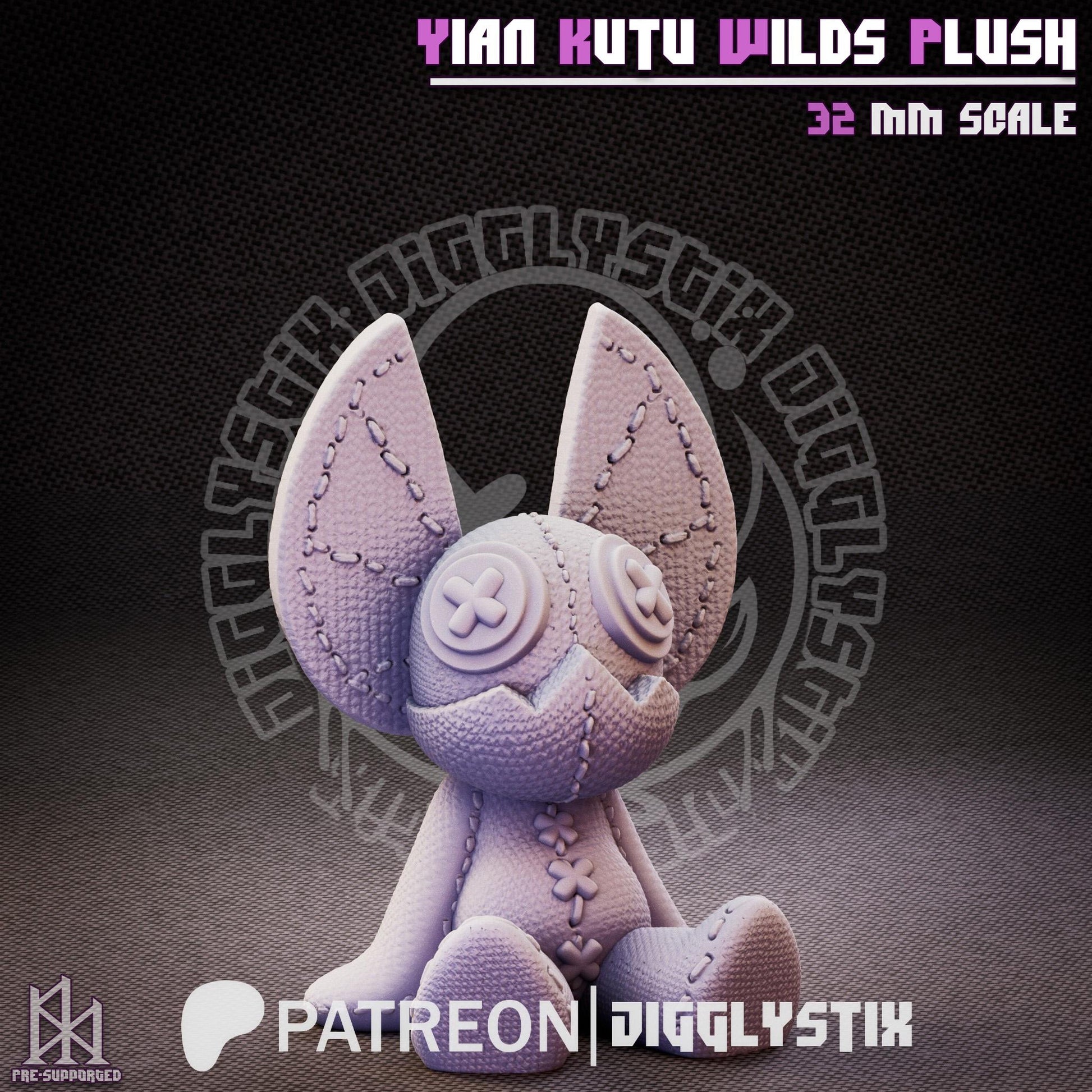 Yian Kut-ku Monster Hunter Inspired Mini - 32mm - Jigglystix