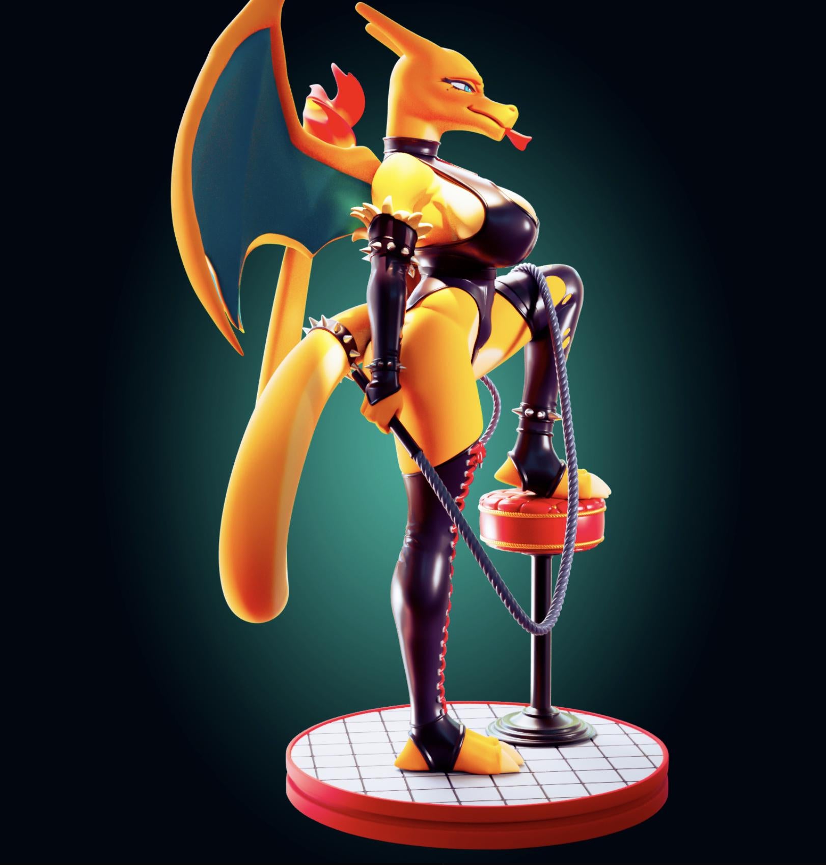 Dominatrix Dragon Model Kit - 200mm 1/6 Scale - Designed by Officer Rhu