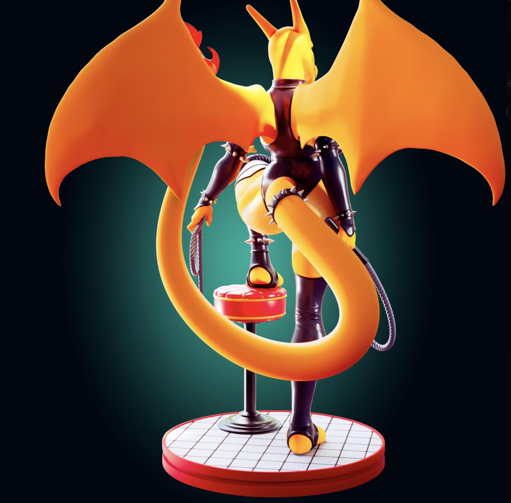 Dominatrix Dragon Model Kit - 200mm 1/6 Scale - Designed by Officer Rhu