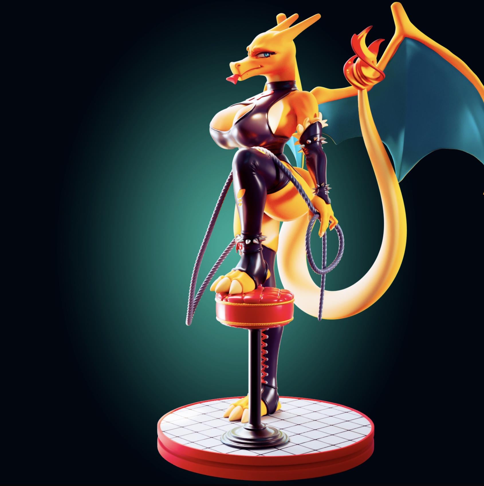 Dominatrix Dragon Model Kit - 200mm 1/6 Scale - Designed by Officer Rhu