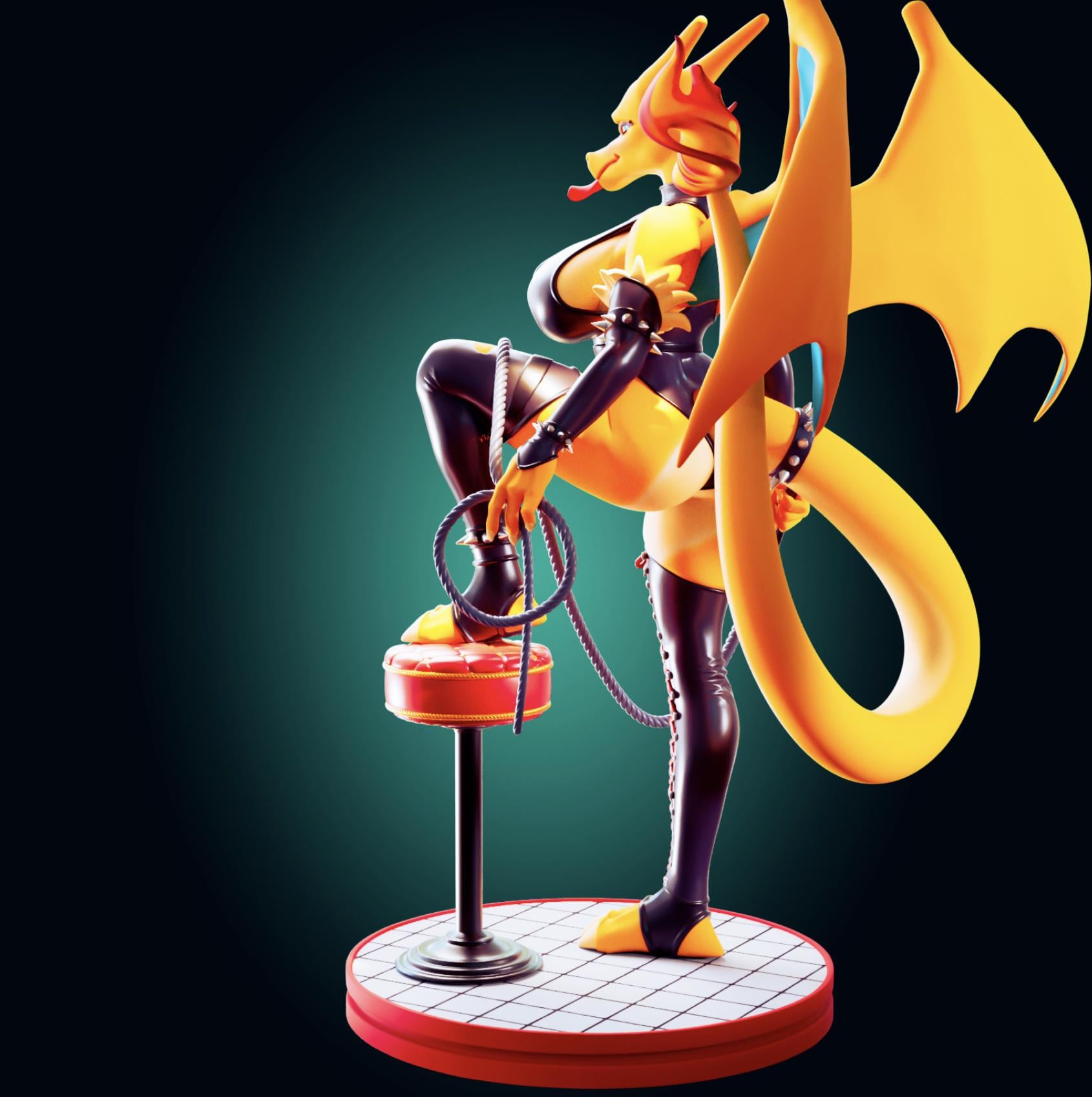 Dominatrix Dragon Model Kit - 200mm 1/6 Scale - Designed by Officer Rhu