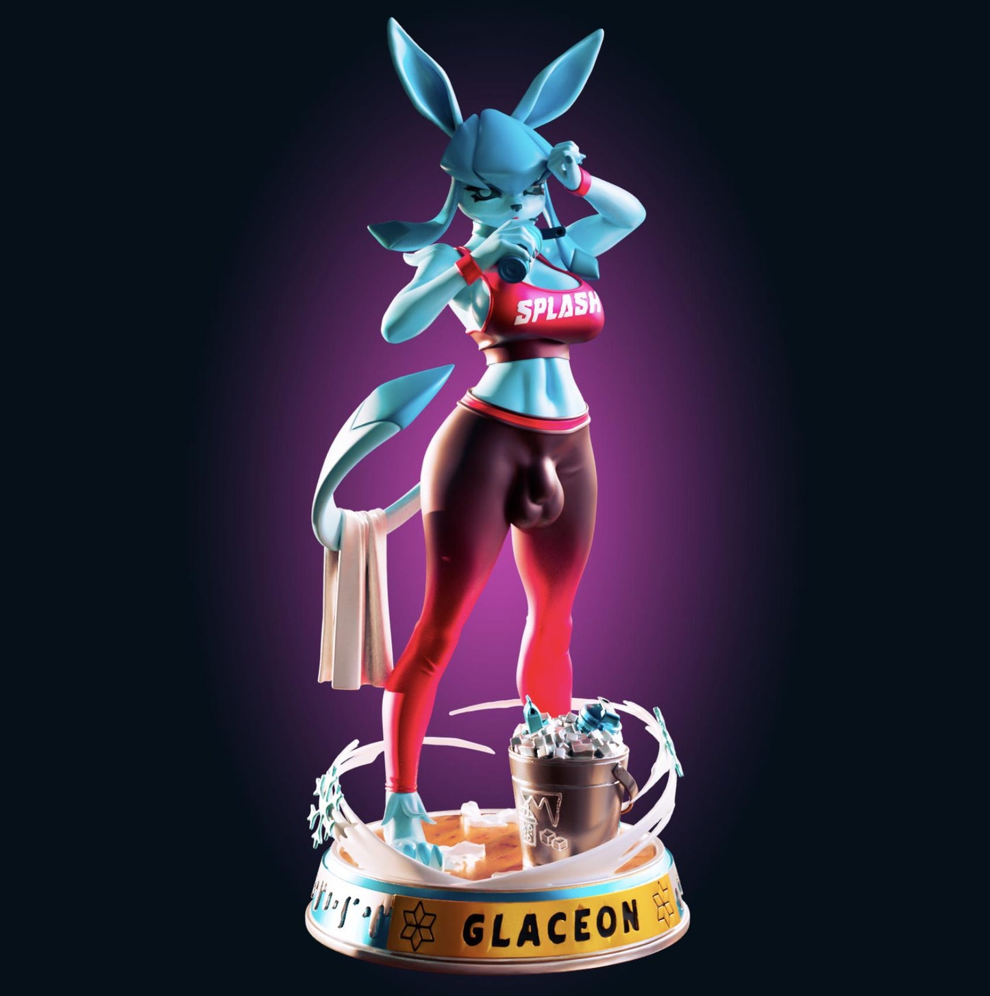 Ice Fox Girl Model Kit - 100mm 1/6 Scale - Designed by Officer Rhu