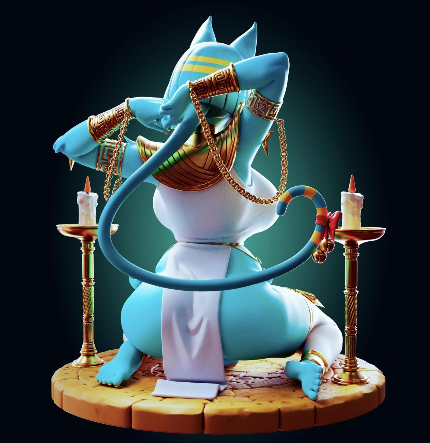 Nyanlathotep Cat Girl Inspired Model Kit - 150mm 1/6 Scale - Designed by Officer Rhu