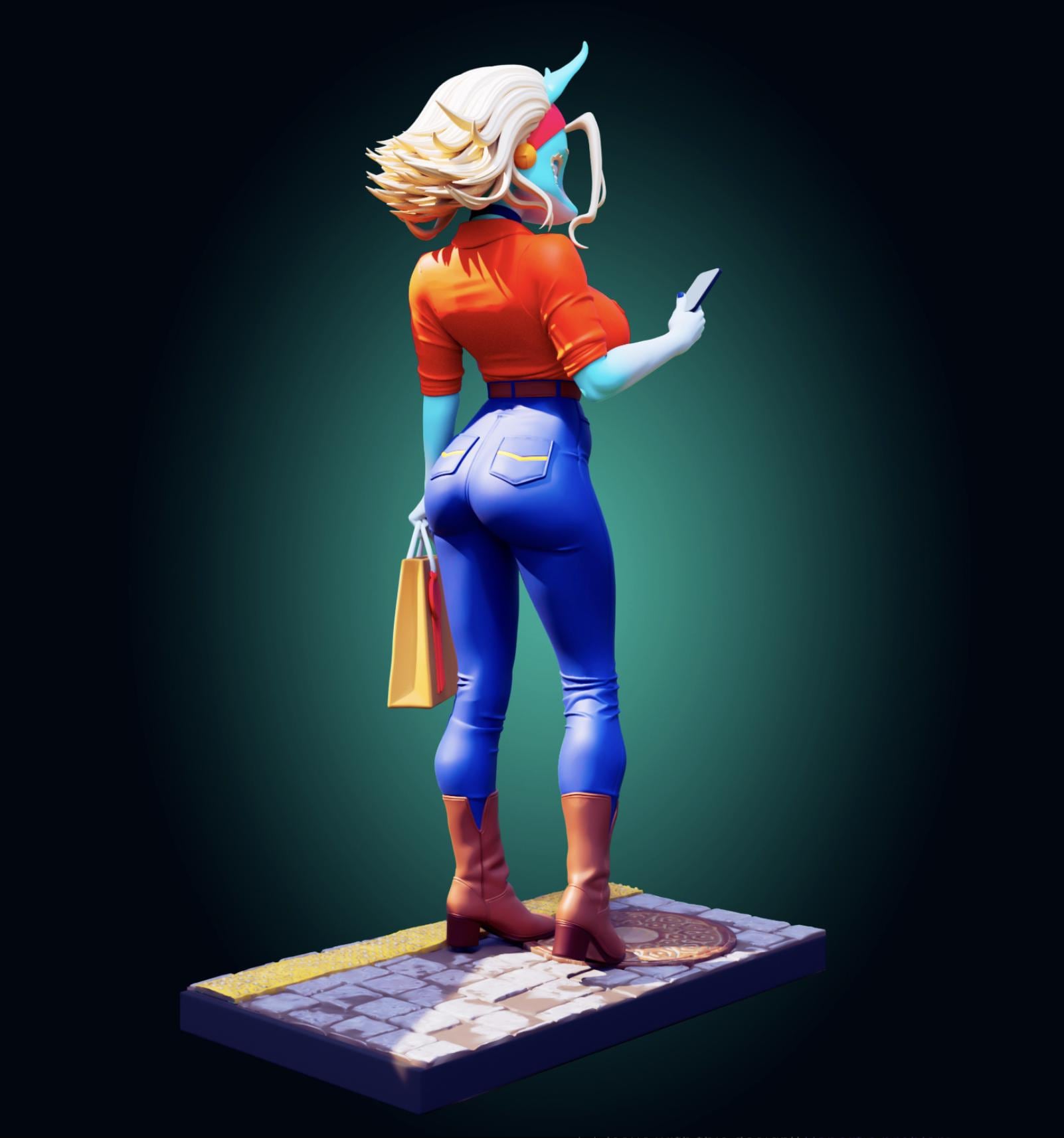 Ippan Josei Inspired Model Kit - 80mm 1/6 Scale - Designed by Officer Rhu