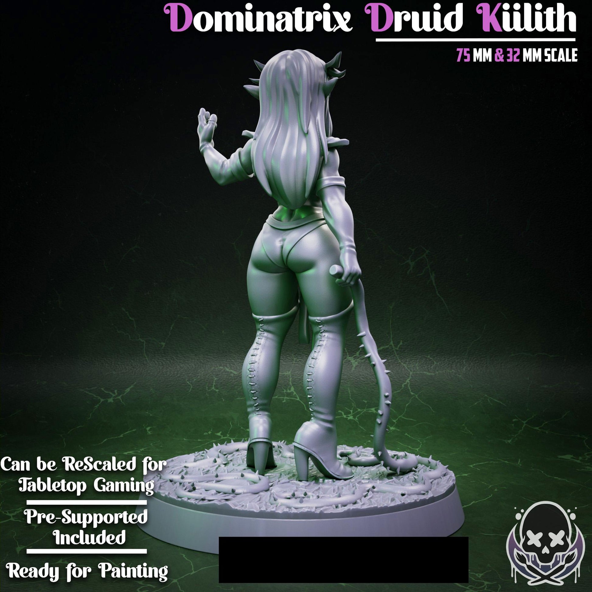 Dominatrix Druid Kilith Mini - 32mm or 75mm - Jigglystix