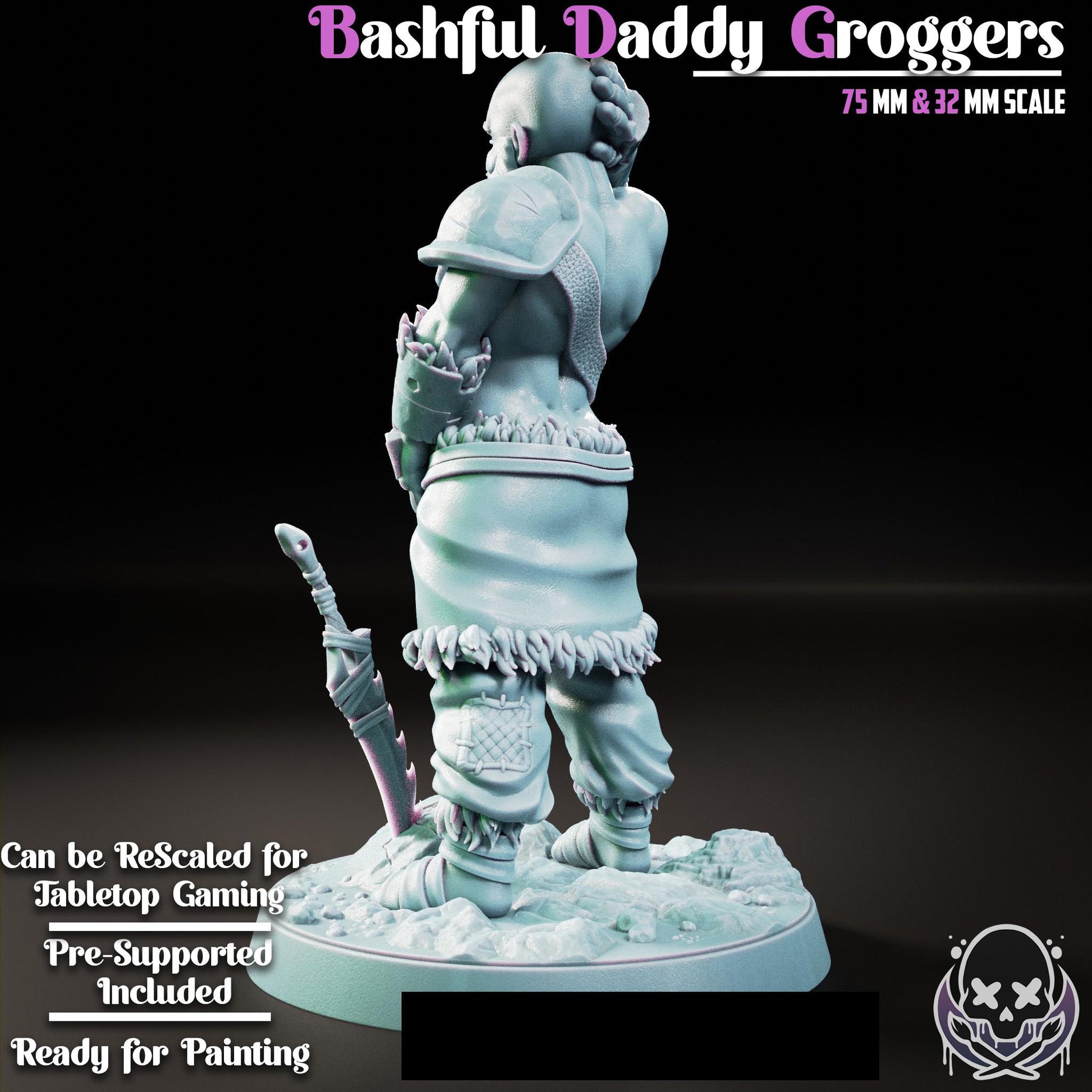 Bashful Daddy Groggers Mini - 32mm or 75mm - Jigglystix