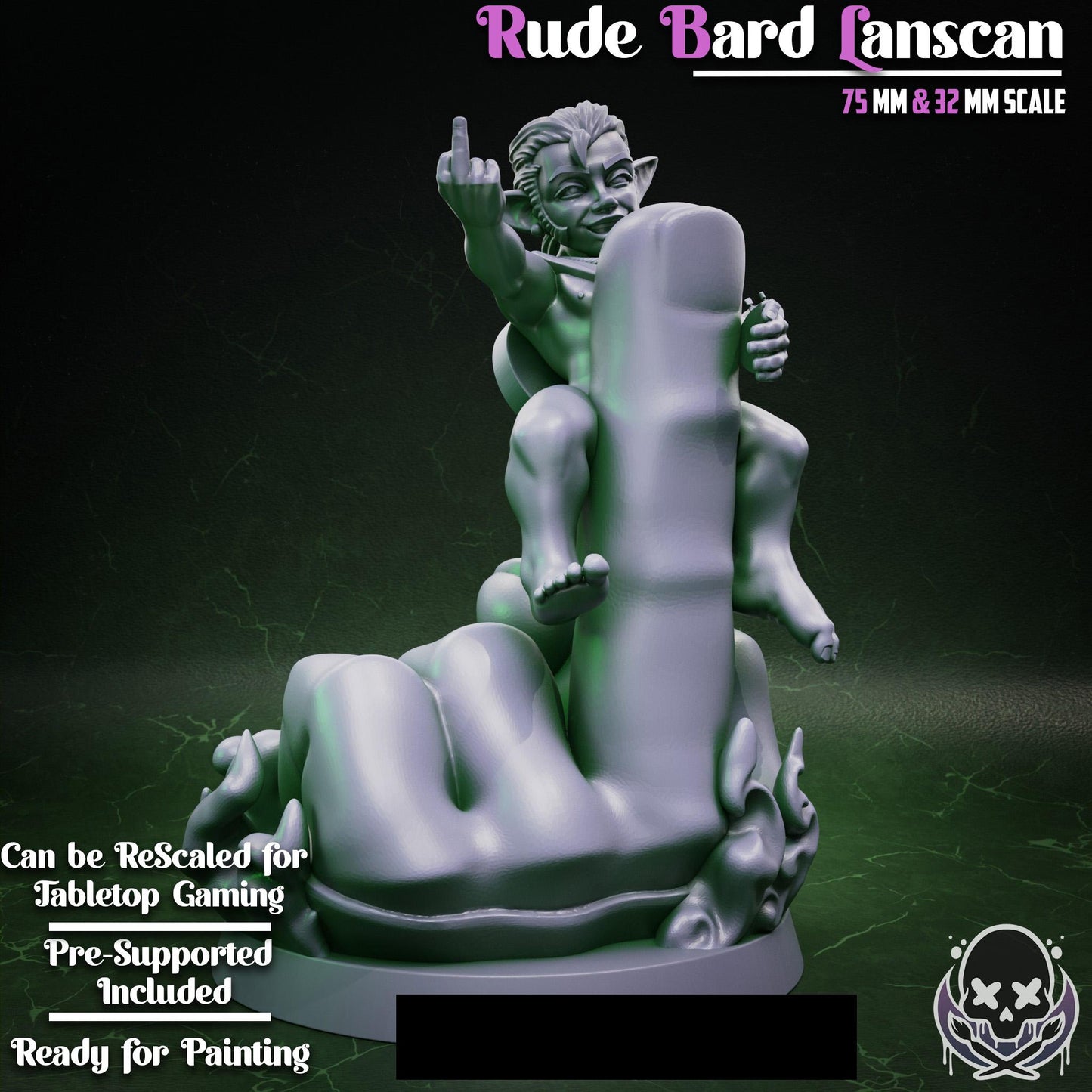 Rude Bard Lanscan Mini - 32mm or 75mm - Jigglystix