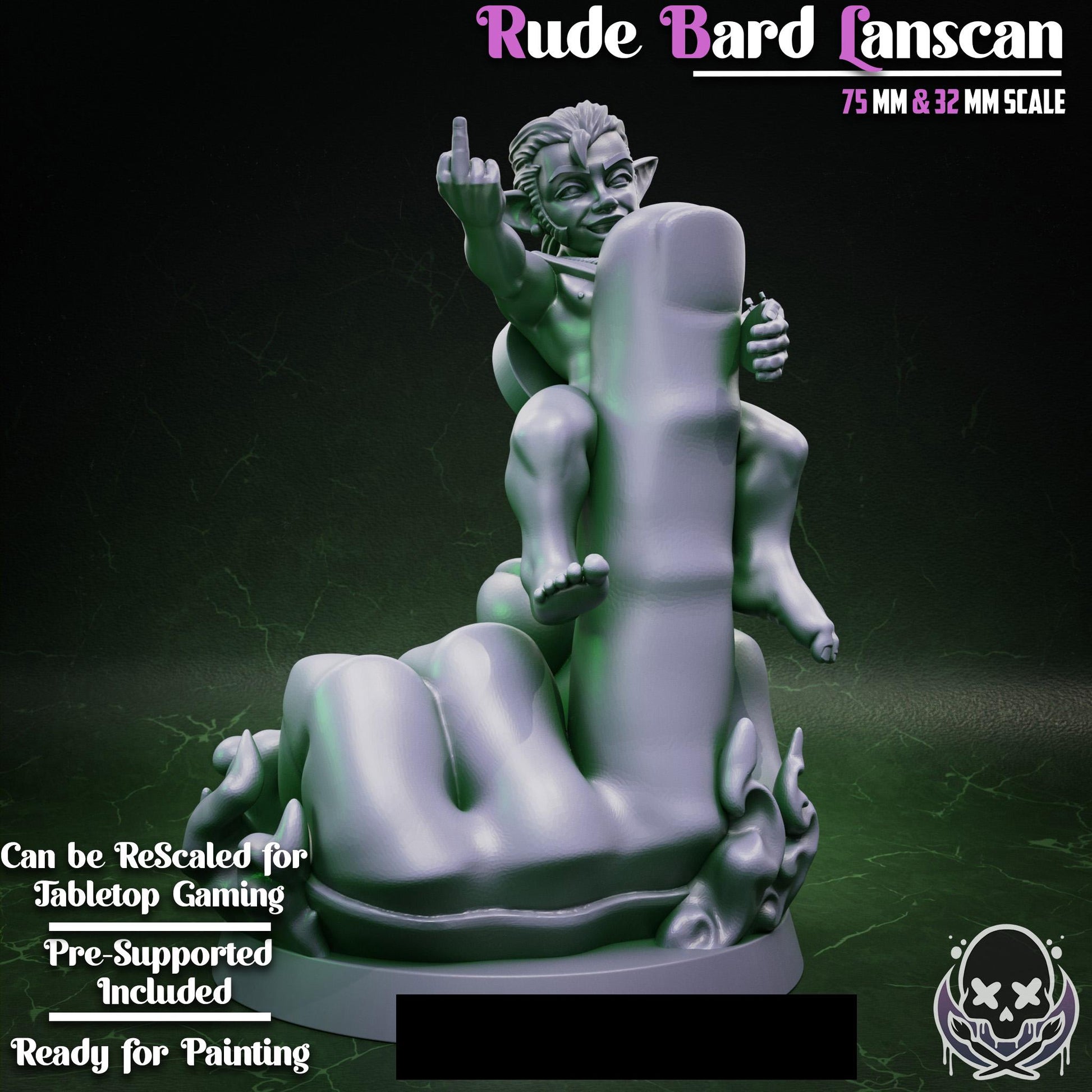 Rude Bard Lanscan Mini - 32mm or 75mm - Jigglystix