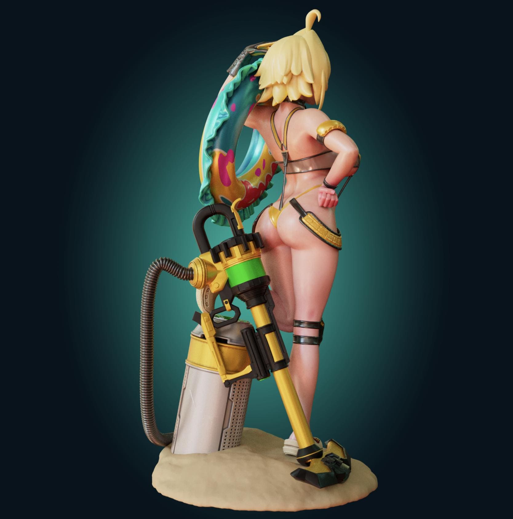 Nikke Inspired Elegg Model Kit | 3D Resin Print Figurine | Officer Rhu