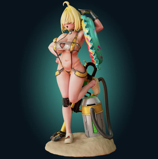 Nikke Inspired Elegg Model Kit | 3D Resin Print Figurine | Officer Rhu