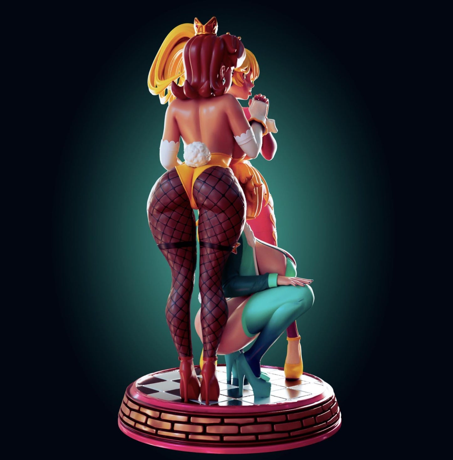 Princess Trio Model Kit | 3D Resin Print Figurine | Designed by Officer Rhu