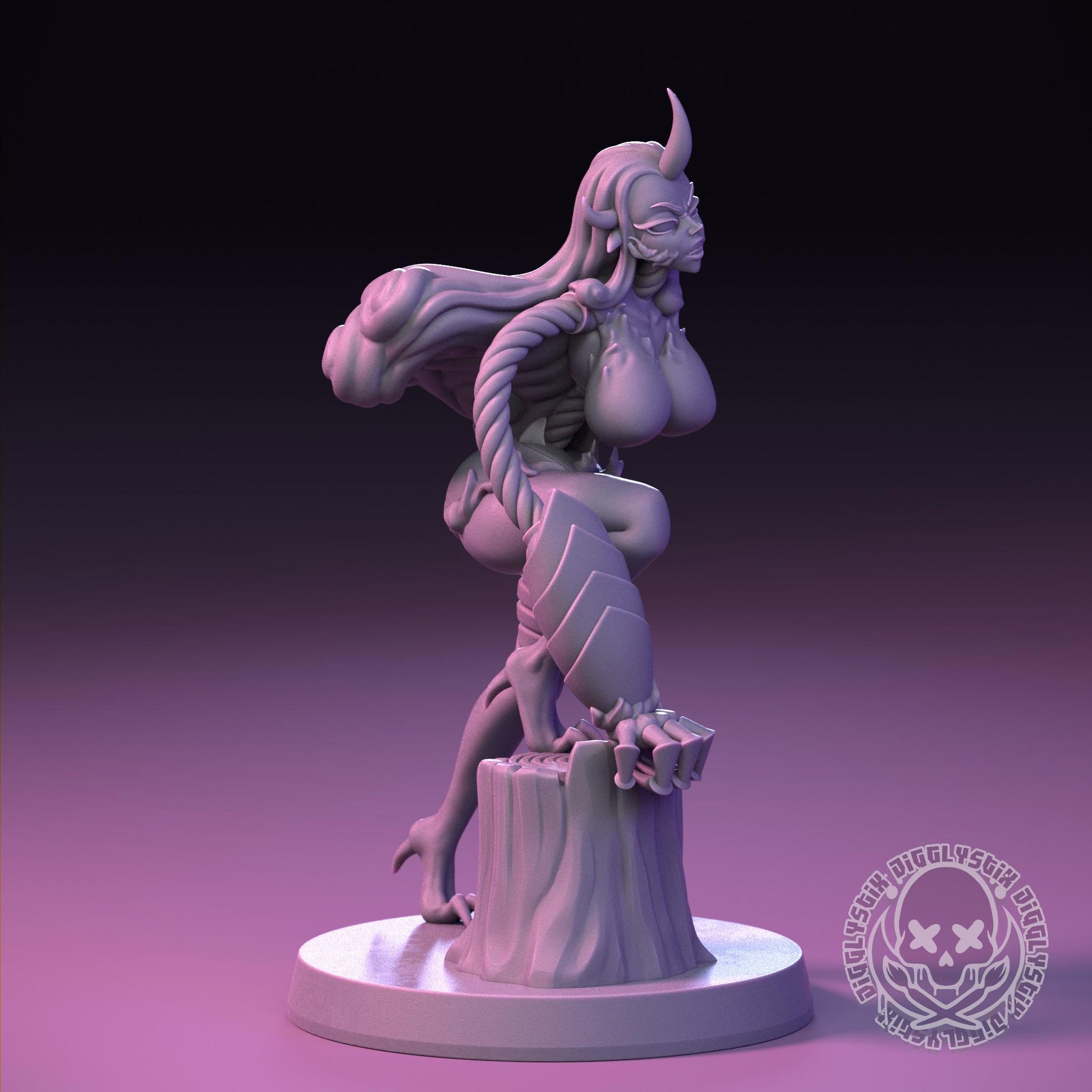 Eldritch Insectoid Pin Up Miniature | Jigglystix