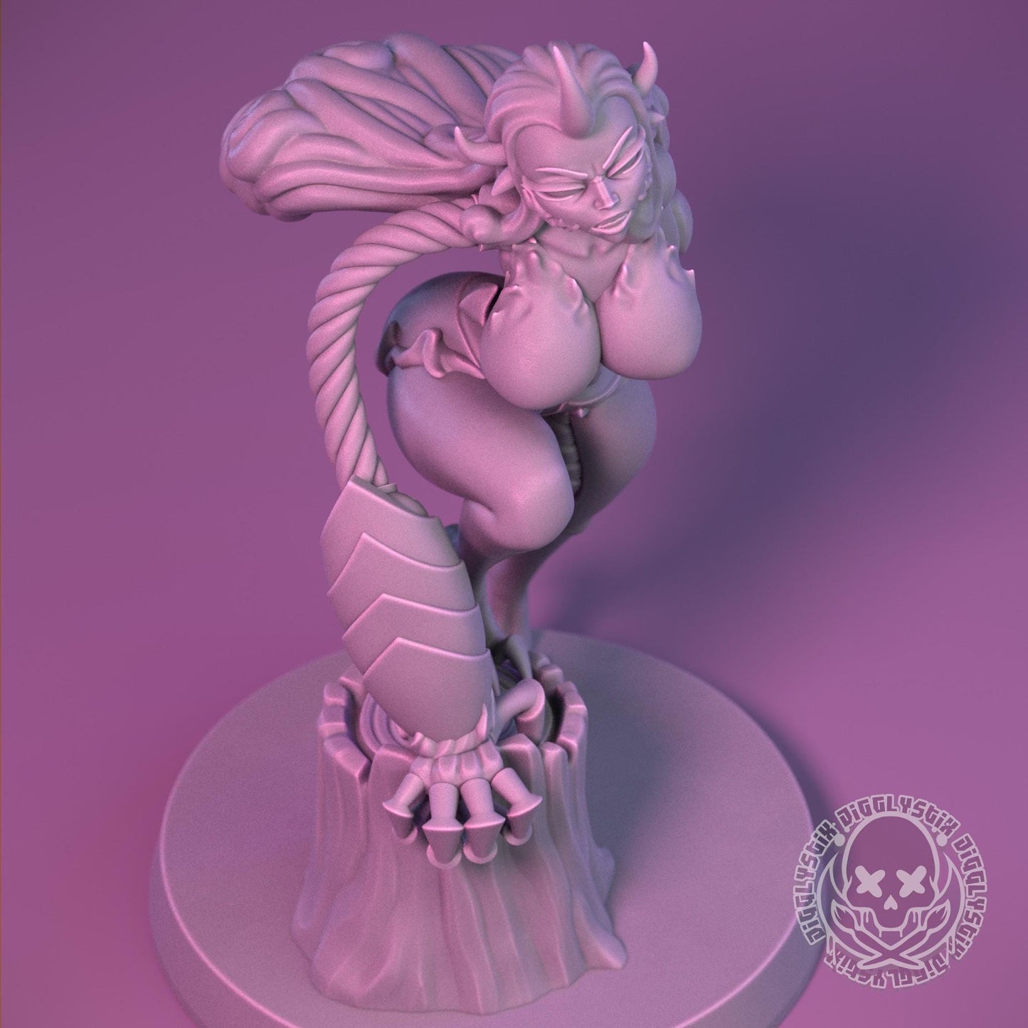 Eldritch Insectoid Pin Up Miniature | Jigglystix