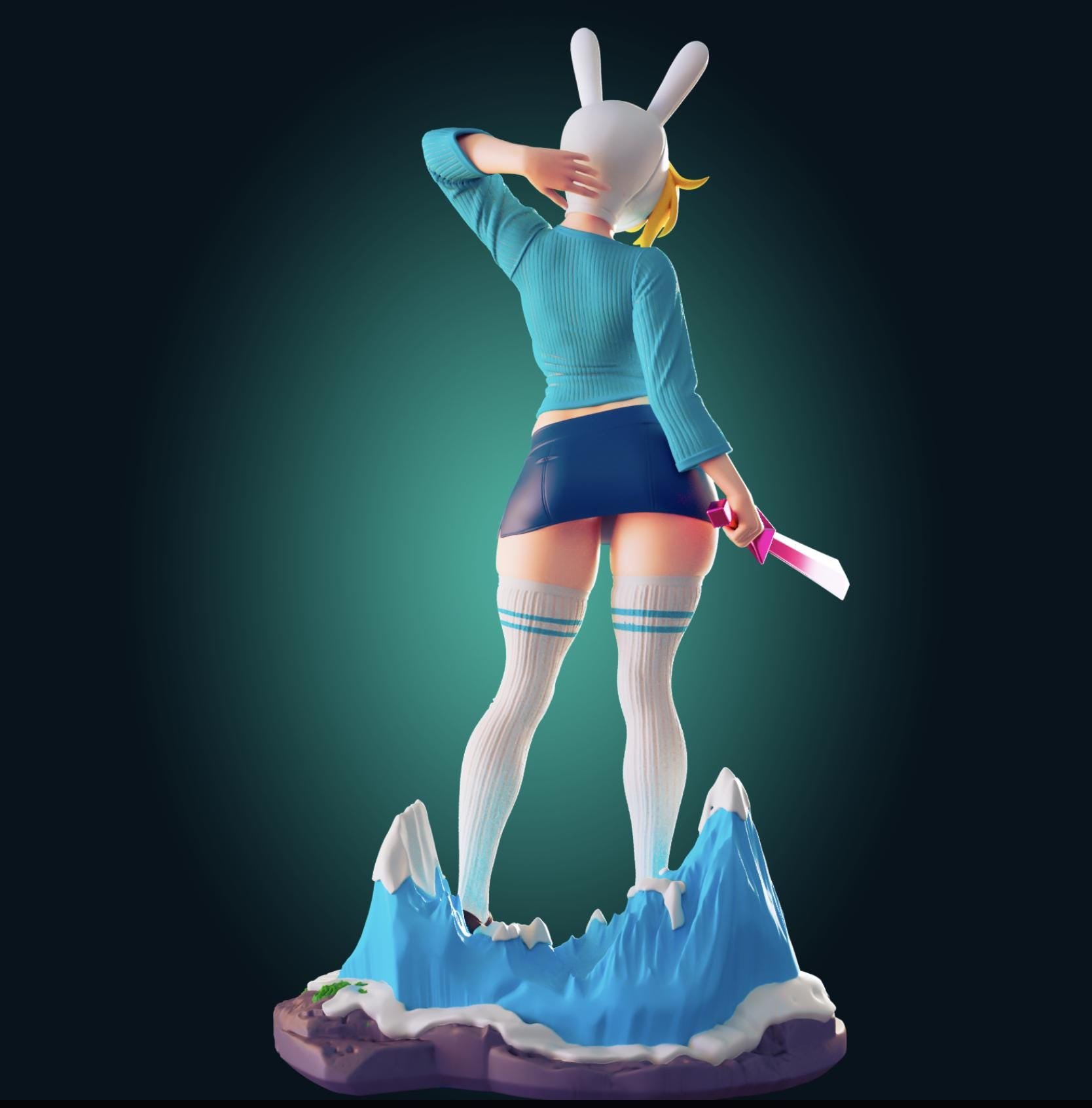 Bunny Girl Model Kit | 3D Resin Print Figurine | Officer Rhu
