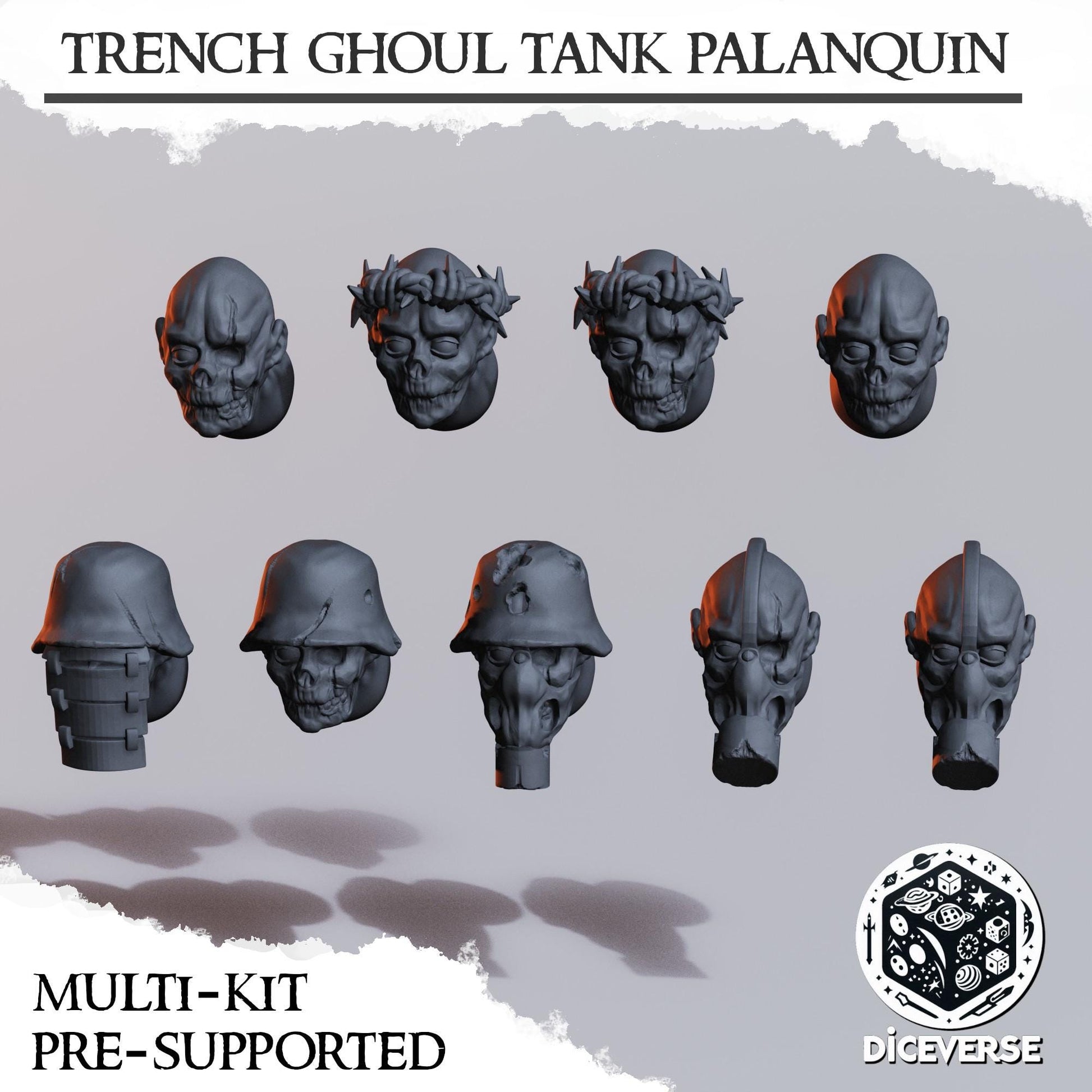 Trench Ghoul Tank Palanquin | Trench Crusade | Diceverse