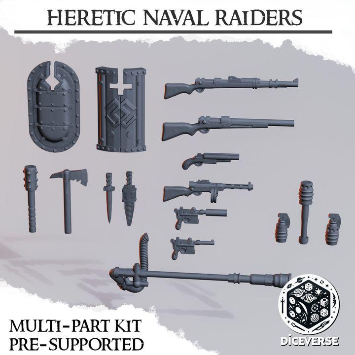 Naval Heretic Raiders 32mm | Trench Crusade | Diceverse