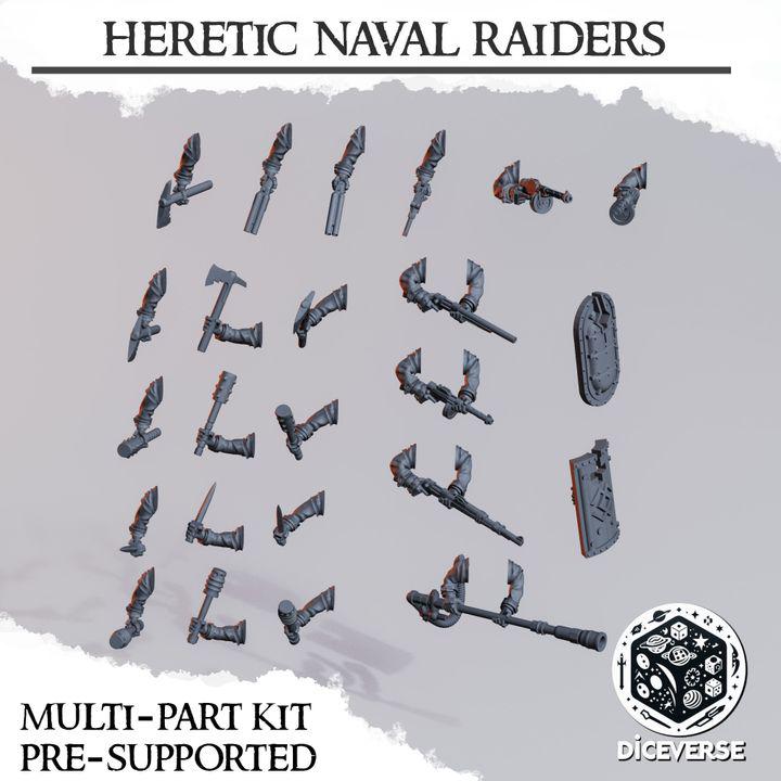 Naval Heretic Raiders 32mm | Trench Crusade | Diceverse